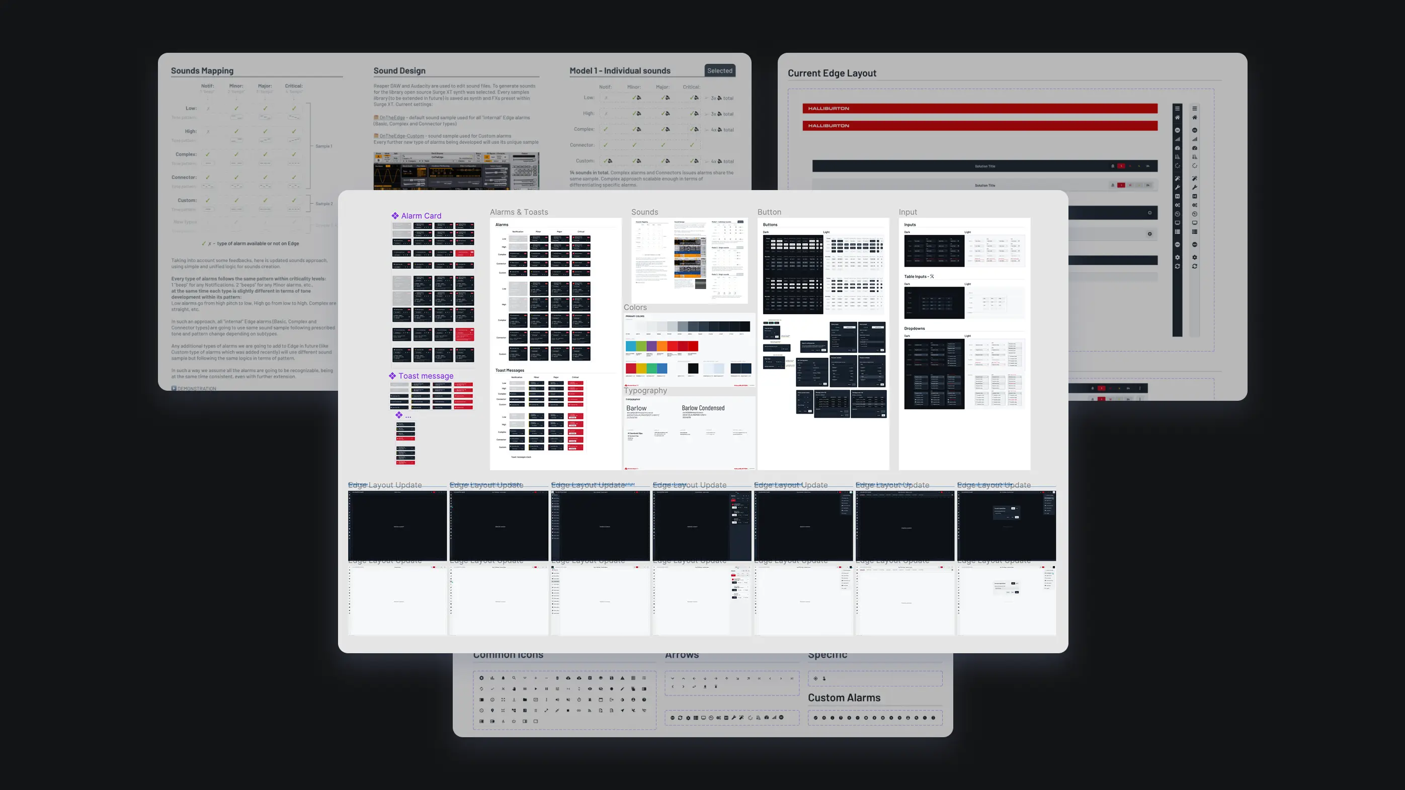 Showcasing design system works