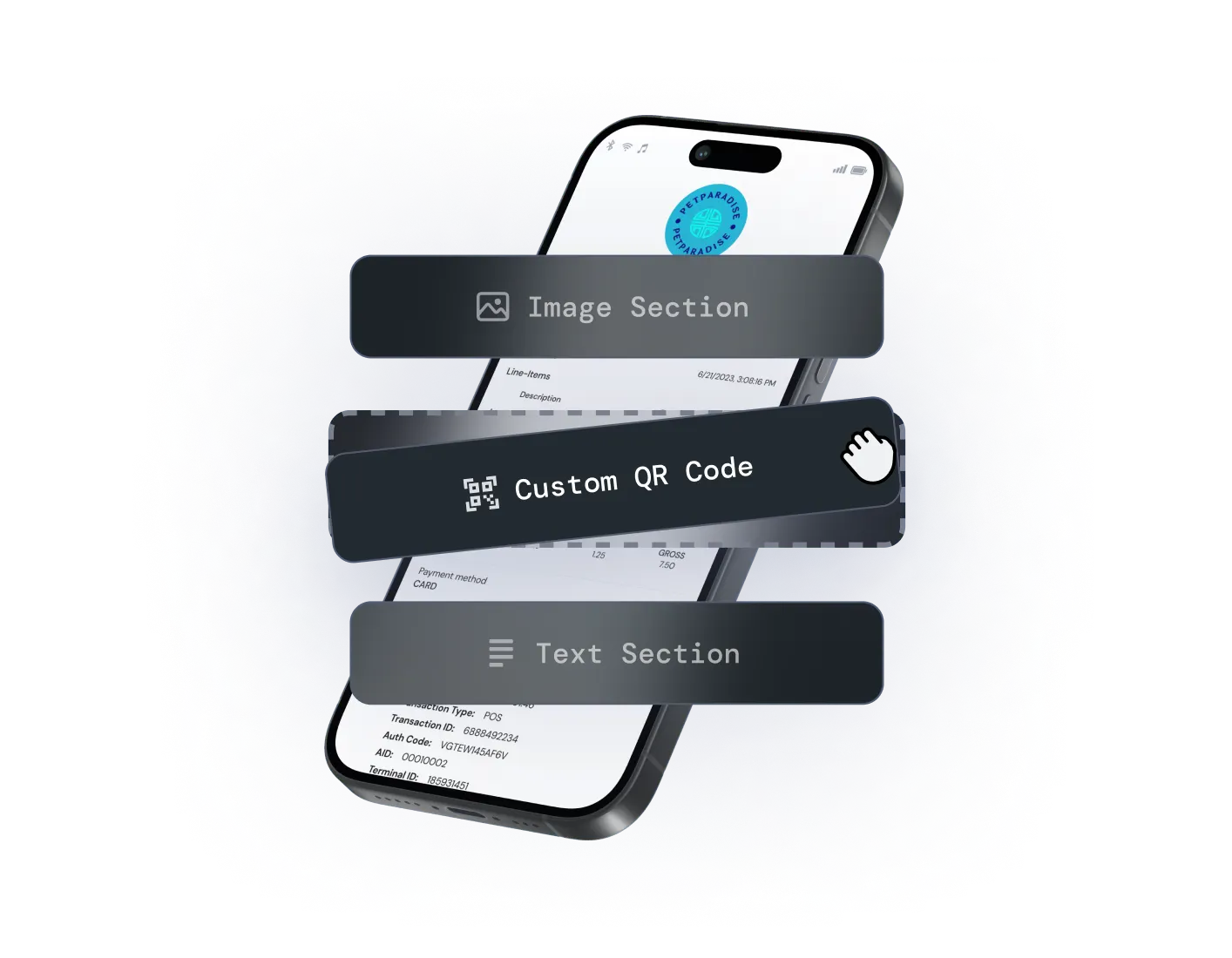 Digital receipts showcase
