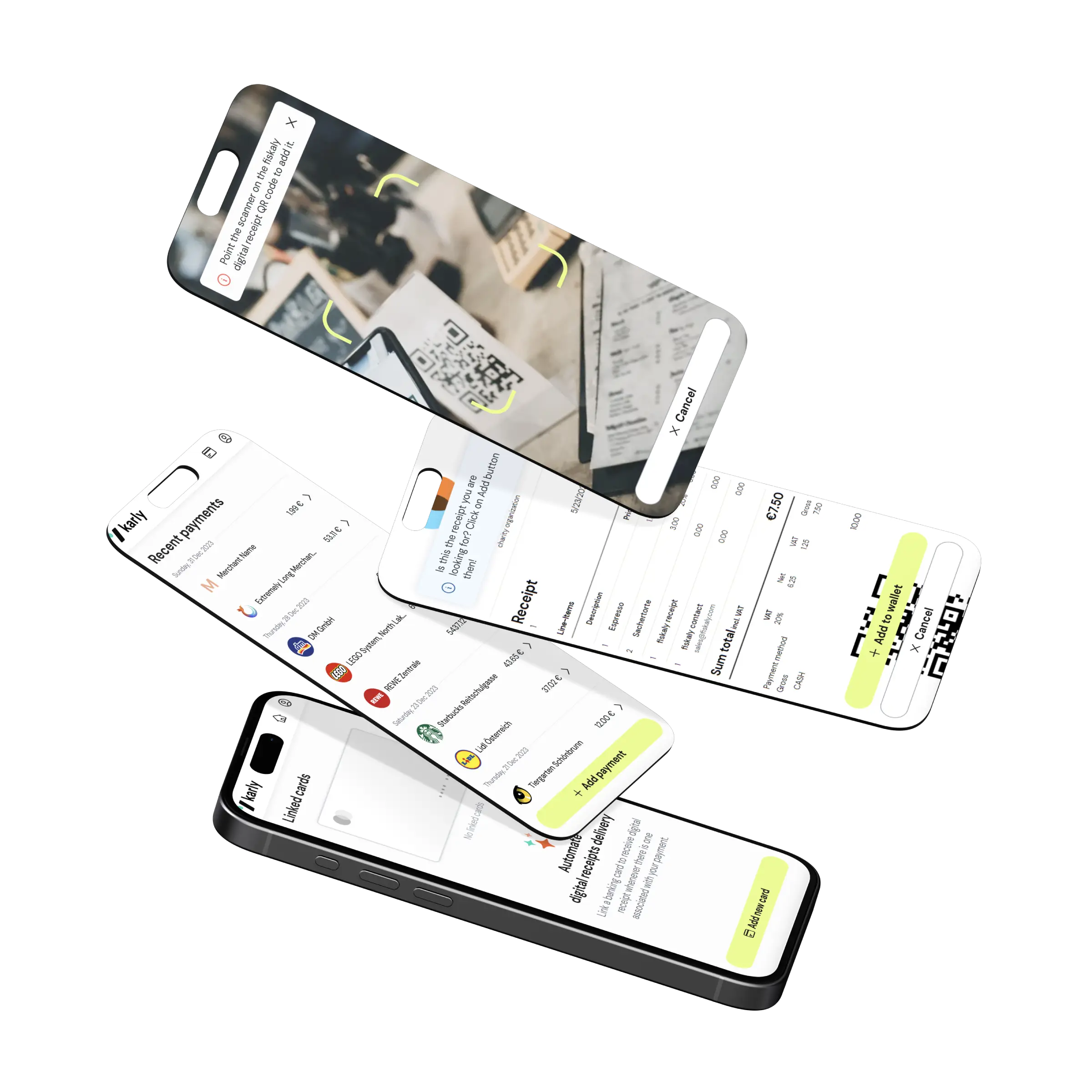 fiskaly wallet app showcase